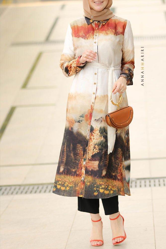 Peyzaj Modest Tunic - ANNAH HARIRI
