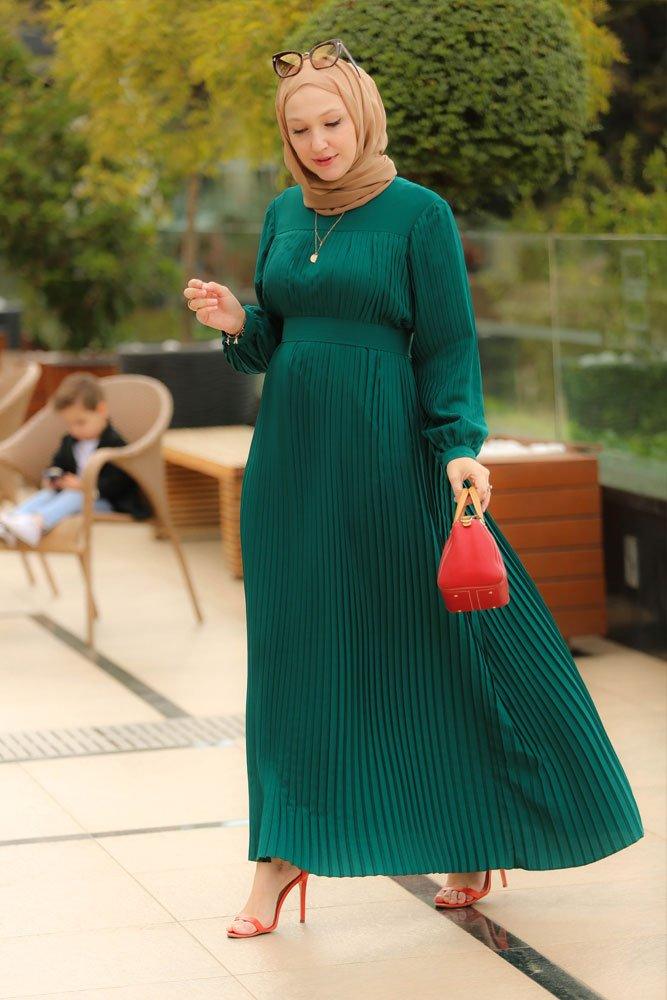 Pileli Modest Dress - ANNAH HARIRI