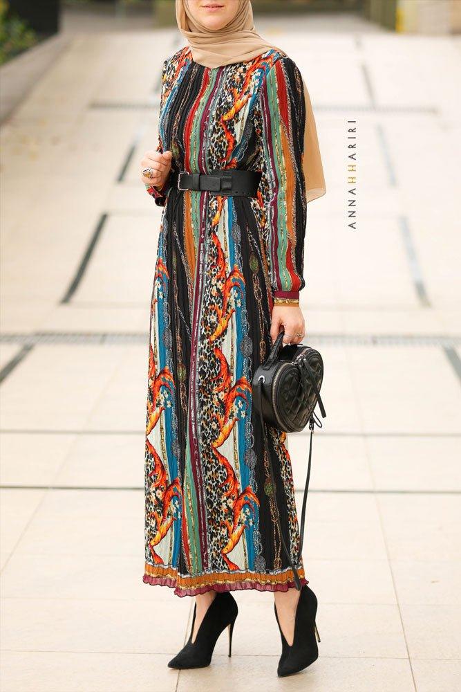Pleated Pencil Dress - ANNAH HARIRI