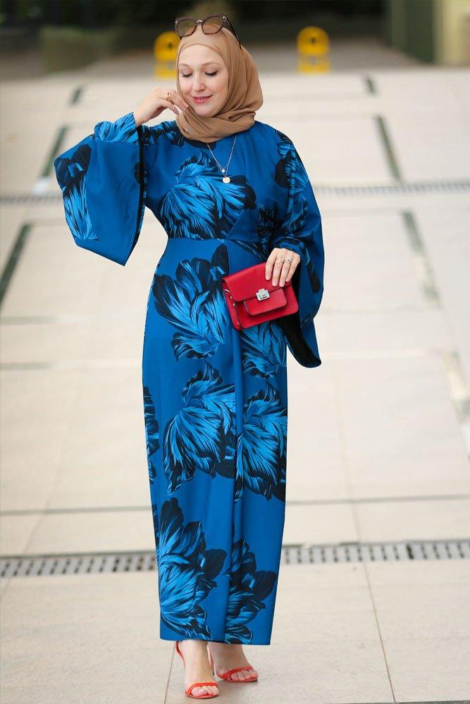 Printaa Modest Dress - ANNAH HARIRI