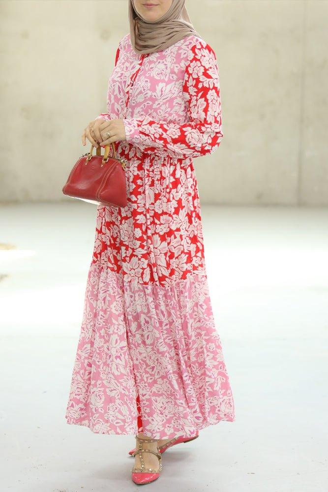 Red Sultana Dress - ANNAH HARIRI
