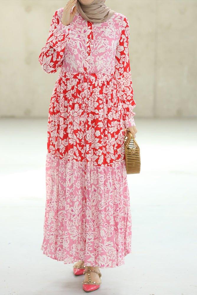 Red Sultana Dress - ANNAH HARIRI