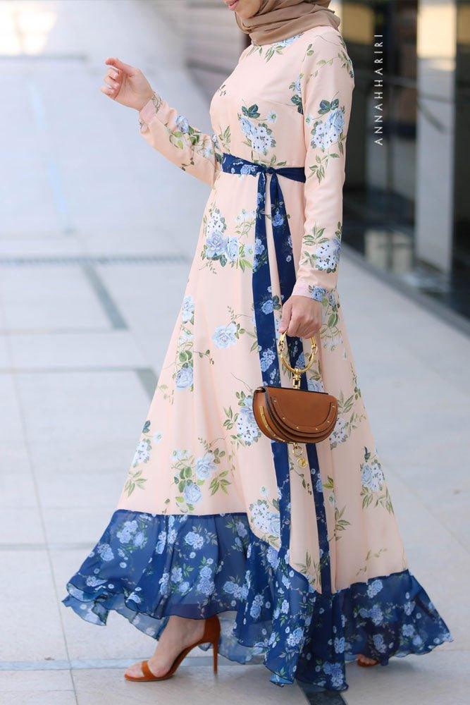 Rosa Blue Dress - ANNAH HARIRI