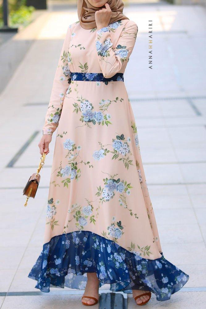 Rosa Blue Dress - ANNAH HARIRI