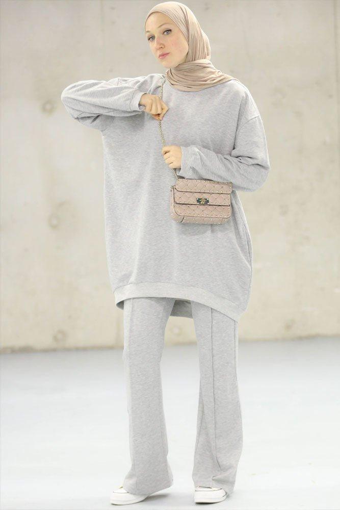 Standard Grey Sweatshirt Set - ANNAH HARIRI