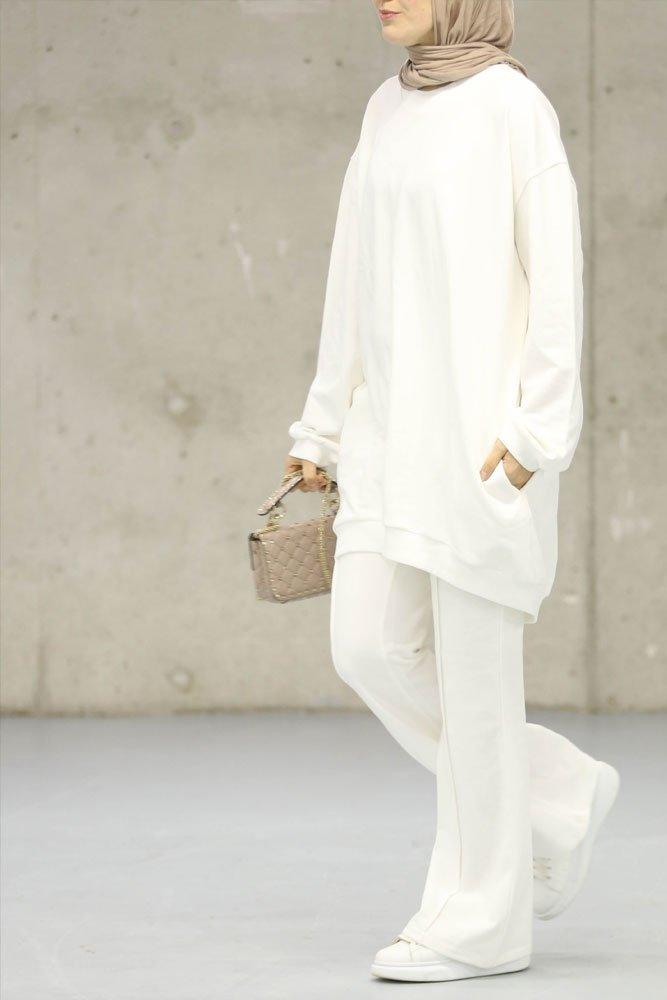 Standard White Sweatshirt Set - ANNAH HARIRI