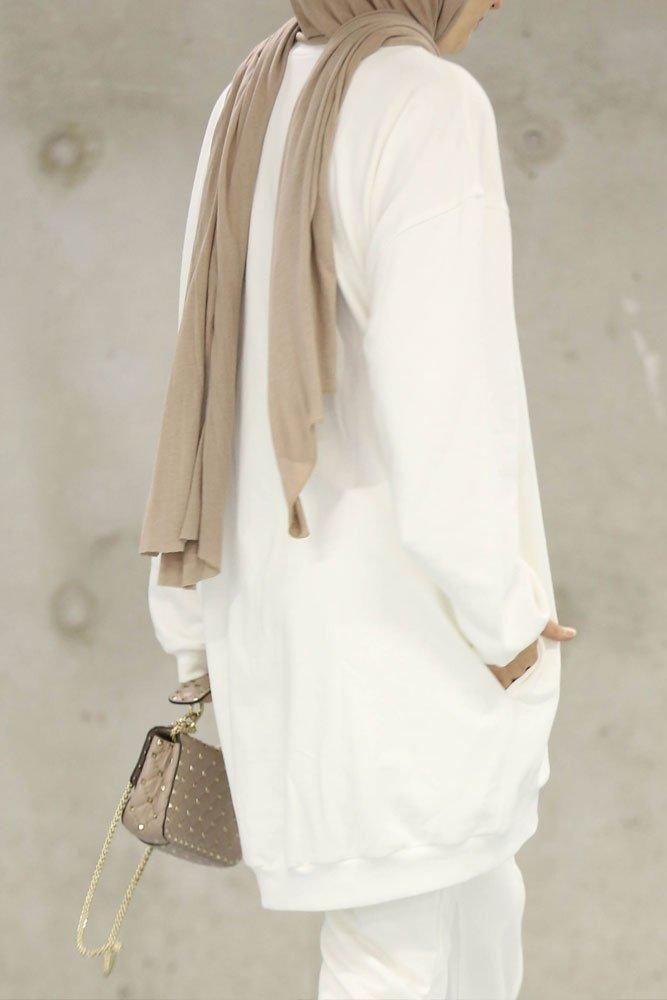 Standard White Sweatshirt Set - ANNAH HARIRI