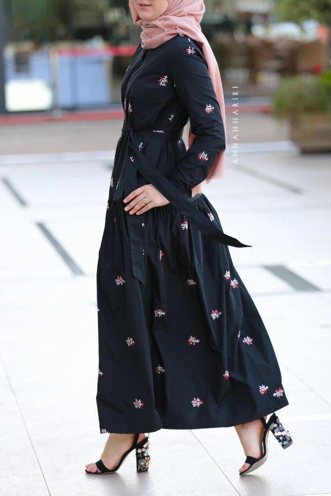 Taffeta Modest Dress - ANNAH HARIRI