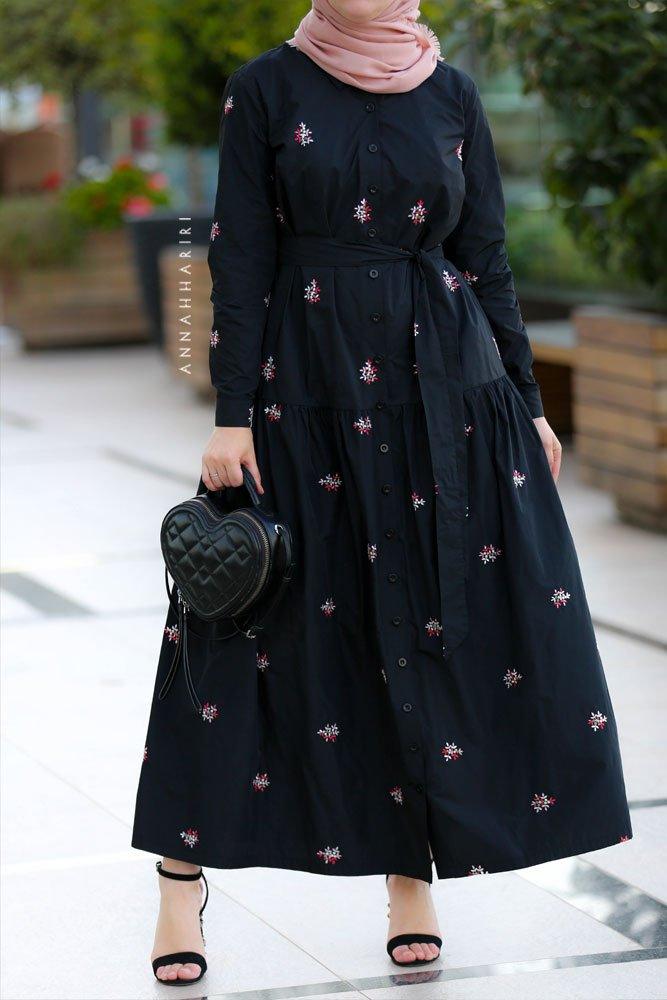 Taffeta Modest Dress - ANNAH HARIRI