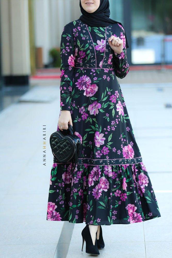 Violetta Modest Dress - ANNAH HARIRI