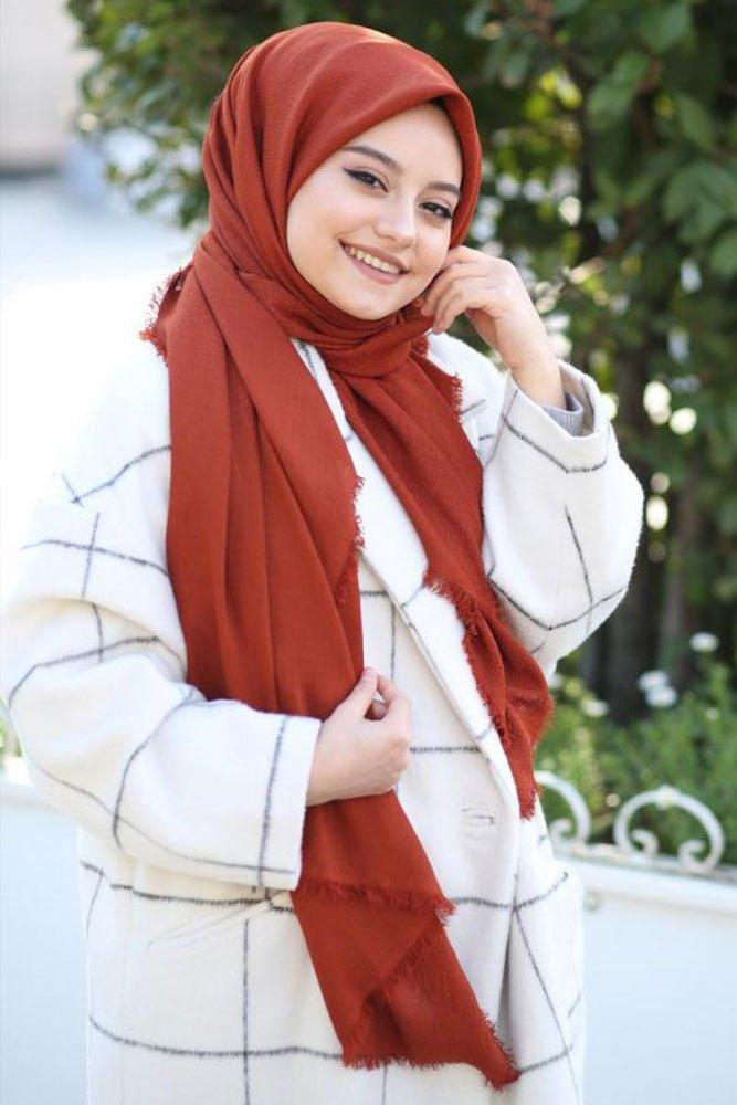 Warm Orange scarf - ANNAH HARIRI