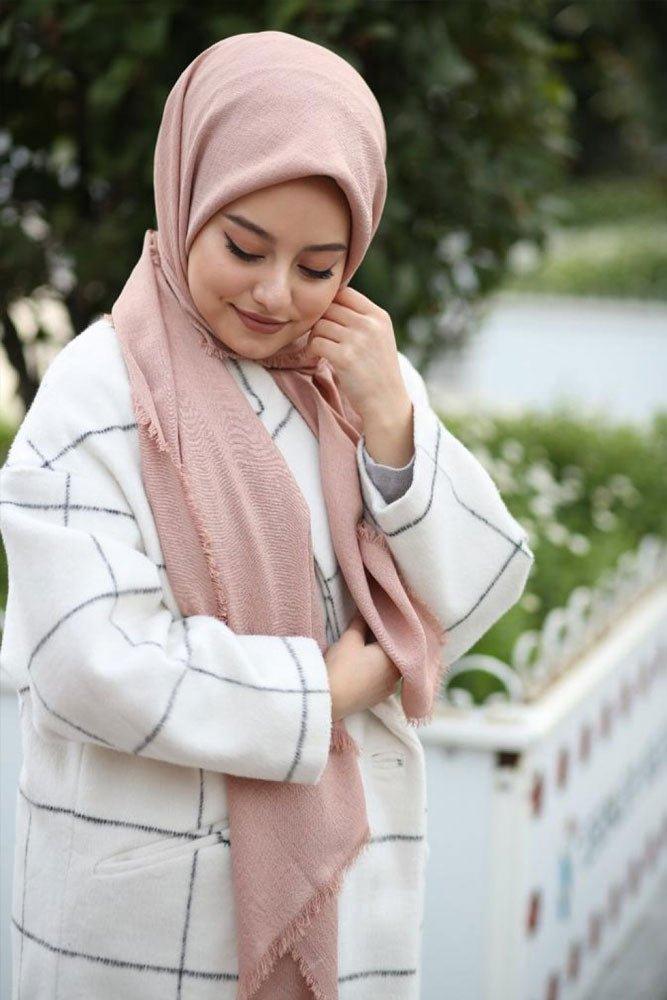 Warm Pink scarf - ANNAH HARIRI