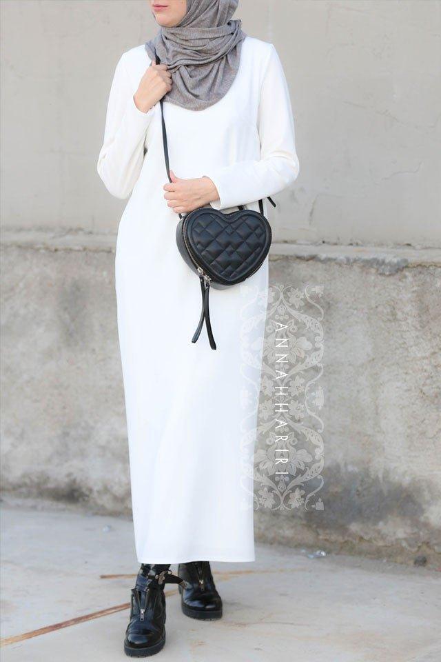 White Pencil Dress - ANNAH HARIRI